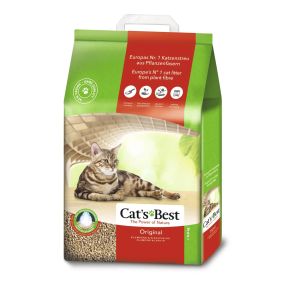 Наполнитель гигиенический древесный Rettenmaier Cats Best Original для котов 20 л / 8.6 кг