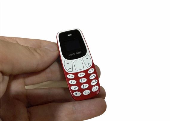 Міні мобільний маленький телефон L8 Star BM10 (2Sim) червоний | Зображення 4