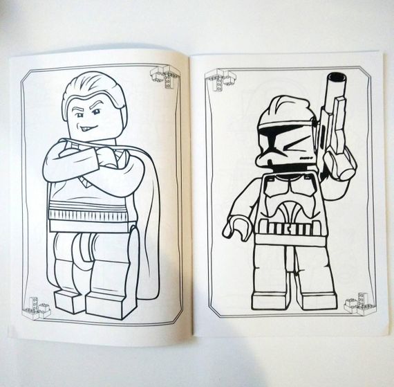 Розмальовка Lego 36 аркушів | раскраска для мальчика | розмальовка для хлопчика | дитяча розмальовка | | Зображення 3