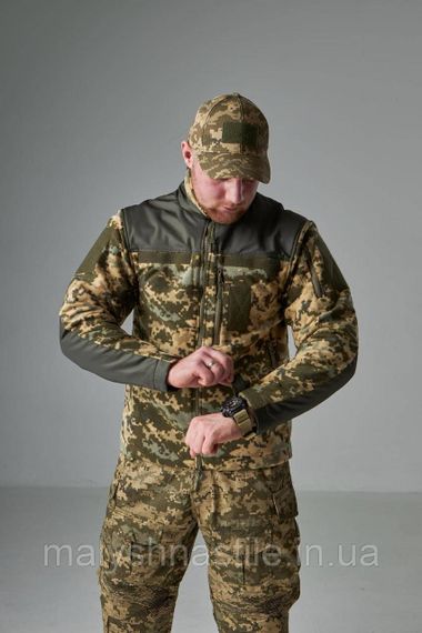 Кофта флісова "KIBORG" Military GEN I Піксель ЗСУ | Зображення 2