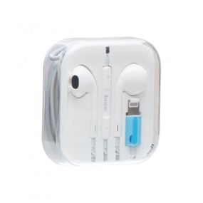 Наушники Hoco L7 Plus Original series lightning converse earphone White
