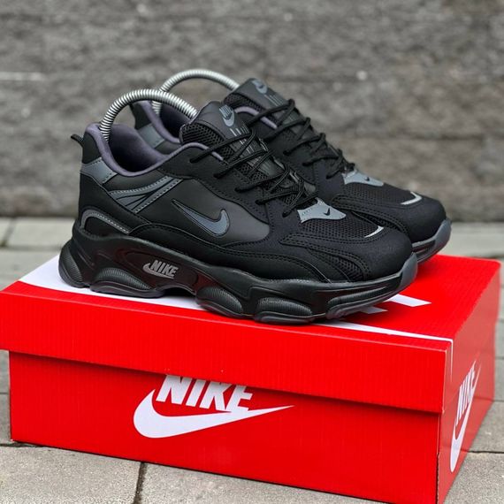 Кросівки Nike весна-літо текстиль/замш/шкіра колір чорний | Зображення 6
