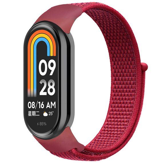 Ремешок Nylon New для Xiaomi Mi Band 8/9 Red