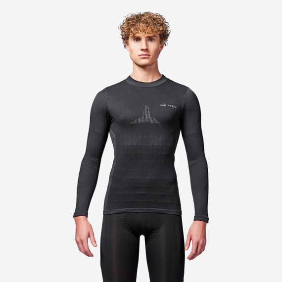 Термофутболка Race 2 з довгими рукавами сіра - M