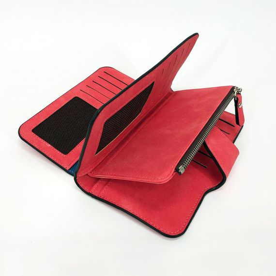 Жіночий гаманець портмоне клатч Baellerry Forever N2345, Компактний гаманець дівчинці. Колір: червоний | Зображення 1