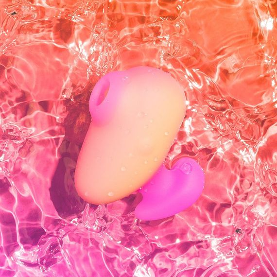 Вібратор з вакуумно-пульсуючою стимуляцією ROMP Kiss помаранчевий sexstyle | Зображення 4