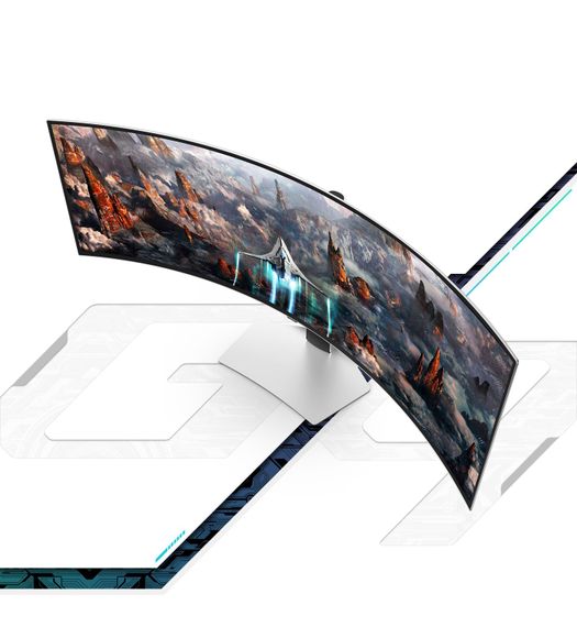 Samsung Монітор 48.7'Odyssey OLED G9 G93SC HDMI, DP, USB, MM, OLED, 5120x1440, 32:9, 240Hz, 0.3ms, CURVED (LS49CG930SIXCI) | Зображення 1