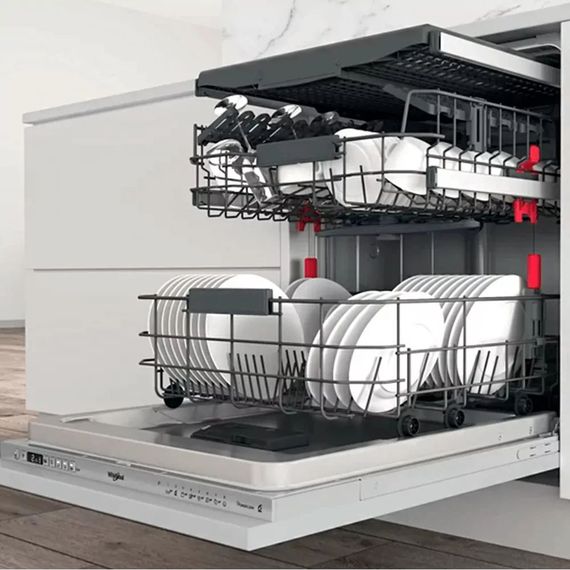 Посудомийна машина Whirlpool вбудована WIC3C34PFES | Зображення 7