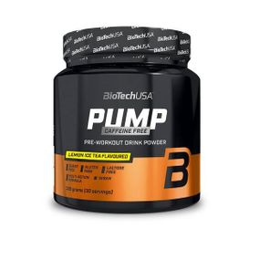 Комплекс до тренування BioTechUSA Pump Caffeine free 330 g /30 servings/ Ice Tea Lemon