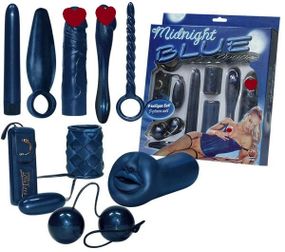 Вібронабір для пар MIDNIGHT BLUE Sex Aura