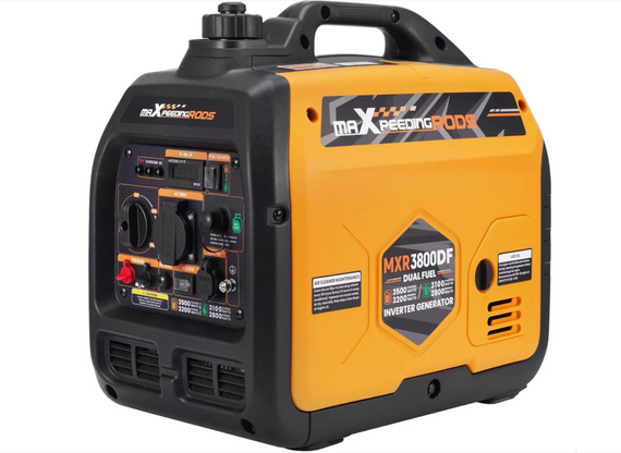 Генератор инверторный БЕНЗИНОВОЙ MXR3800 (3,2 kW), однофазный, 220V, 50Hz, объем бака 4л, ручной запуск | Зображення 1