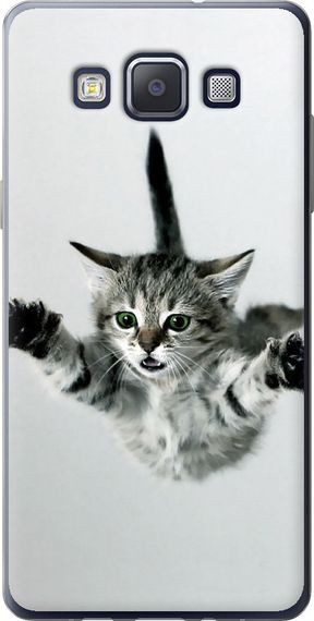 Чехол на Samsung Galaxy A5 A500H Летящий котёнок "2322u-73-17620"