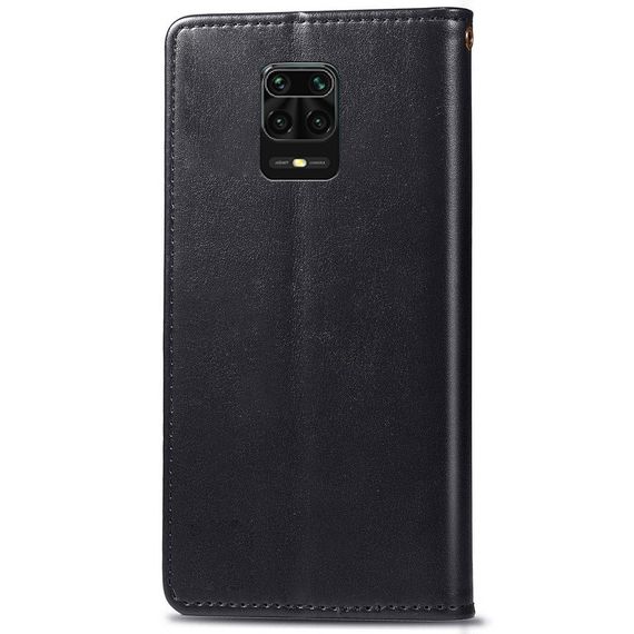 Кожаный чехол книжка GETMAN Gallant (PU) для Xiaomi Redmi Note 9s / Note 9 Pro / Note 9 Pro Max Black | Зображення 2