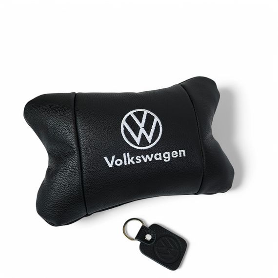 Подушки під голову в машину Volkswagen, Подушка підголівник з логотипом, Автоподушка для голови і шиї NL-33 | Зображення 4