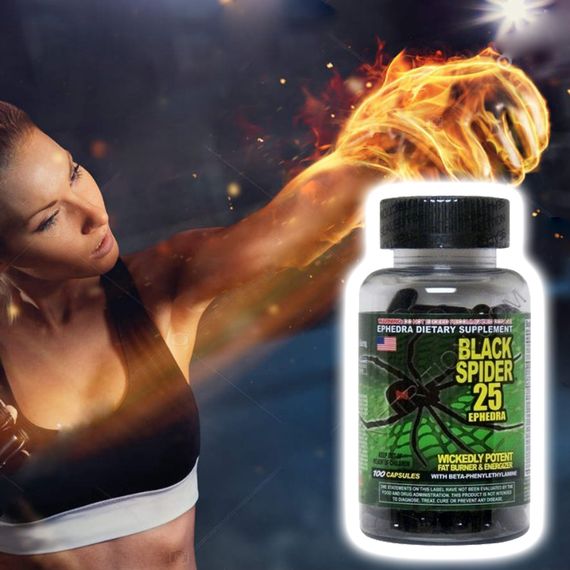 Жироспалювач Black Spider 100 caps | Зображення 3