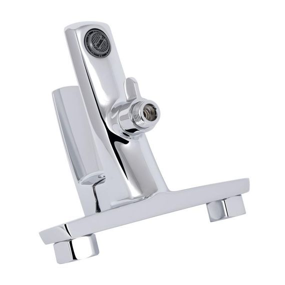 Змішувач для ванни Qtap Tern (c душевым гарнитуром) QTTER259CRM47586 Chrome | Зображення 3