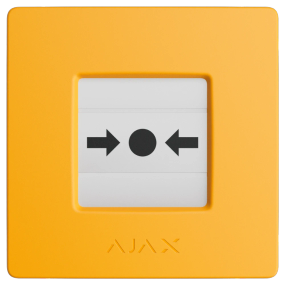 Ajax Manual Call Point (Yellow) ручний бездротовий Сповіщувач