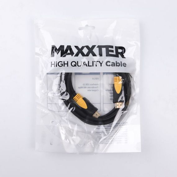 Кабель Maxxter VP-HDMI-1M, V 2.0, довжина 1м. | Зображення 1