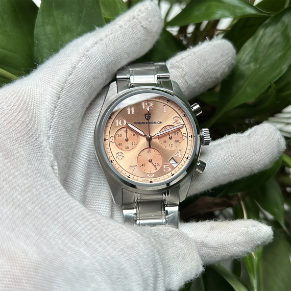 Годинник P2agani Design PD-1773 Silver-Pink | Зображення 4