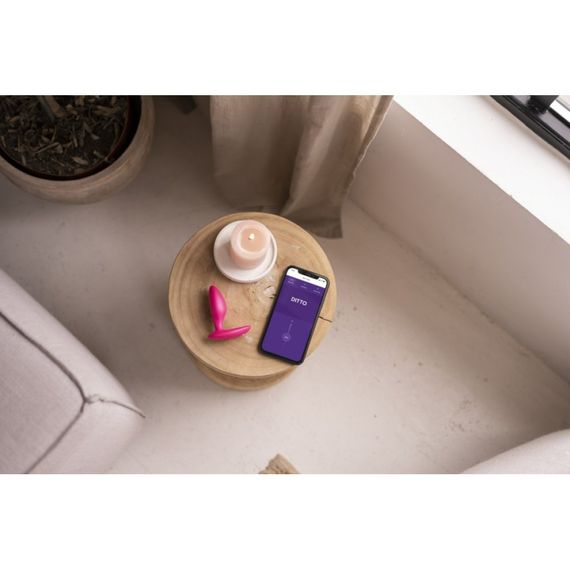 Анальная пробка з вибрацией We-Vibe Ditto+ Cosmic Pink с пультом и управлением с телефона sexstyle | Зображення 7