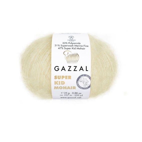 Super Kid Mohair № 64408 Gazzal Турецька пряжа для в'язання нитки кід мохер 64408