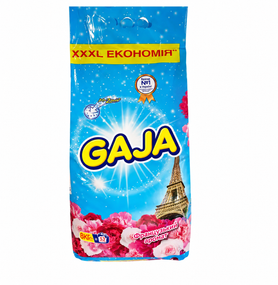Пральний порошок GAJA Французький аромат 8 кг / 130 прань | Універсальний пральний порошок для білих і кольорових речей | XXXL Ек