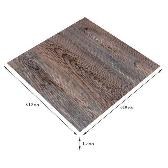 Самоклеюча LVT плитка 610х610х1.5мм SW-00003272 | Зображення 4
