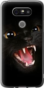 Чехол на LG G5 H860 Чёрная кошка "932u-348-17620"