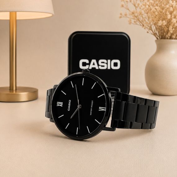 Чоловічий годинник Casio MTP-VT01B-1B | Зображення 1