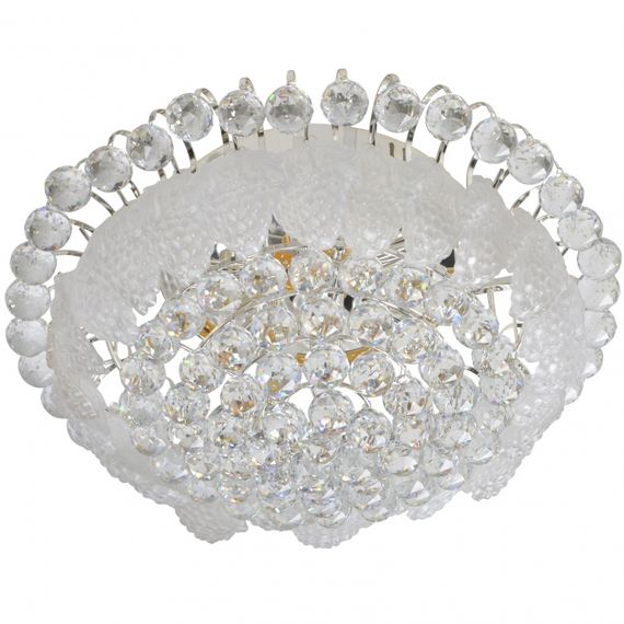 Люстра потолочная хрустальная LED E14 40W NW Glass (BCL-396S/7)