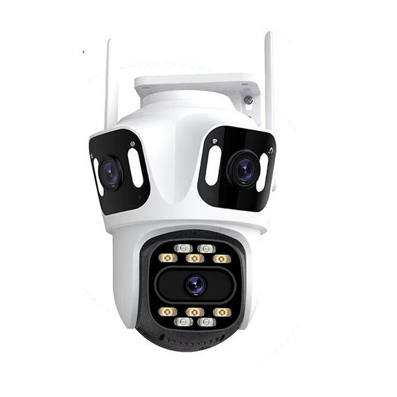 Зовнішня 15 MP IP WiFi камера QEARIM EP15+ ICSEE 3 Лінзи