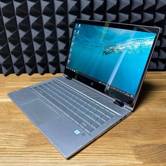 Ноутбук-трансформер Б-клас HP Pavilion X360 / 13.3" (1920x1080) IPS Touch / Intel Core i3-8130U (2 (4) ядра по 2.2 - 3.4 GHz) / 8 GB DDR4 / 128 GB SSD / Intel HD Graphics 620 / WebCam б/в | Зображення 5