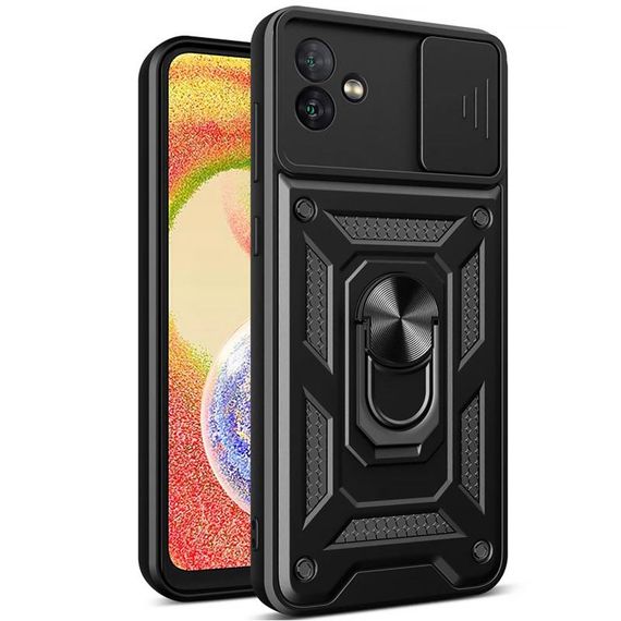 Чохол Ummi Camshield Serge Ring для Samsung Galaxy A04 Чорний