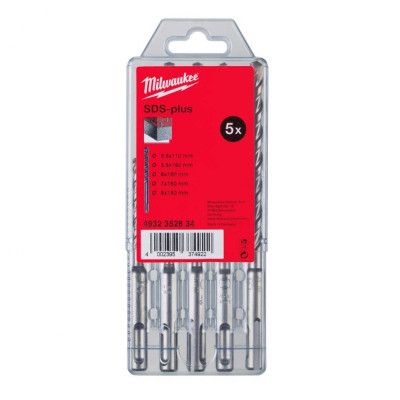 Набор буров Milwaukee SDS-PLUS M2 5шт (4932352834) | Зображення 1