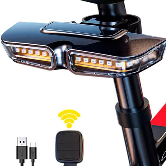 Велосипедний габаритний ліхтар XA-817, Ліхтарі для велосипеда з поворотниками, Задній стоп велосипед UD-53 | Зображення 2