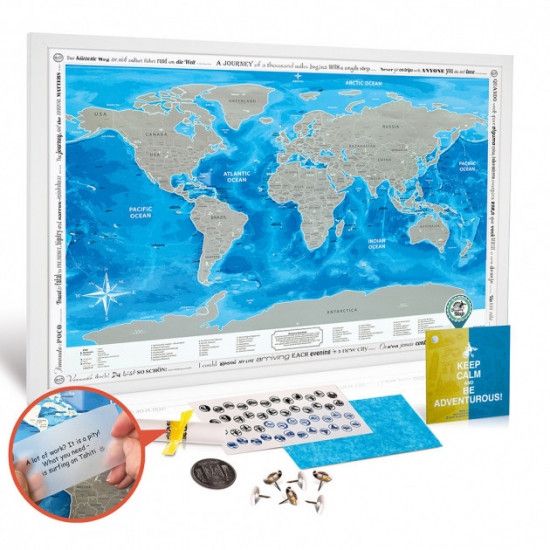 Скретч карта Discovery Map World на английском языке | Зображення 4