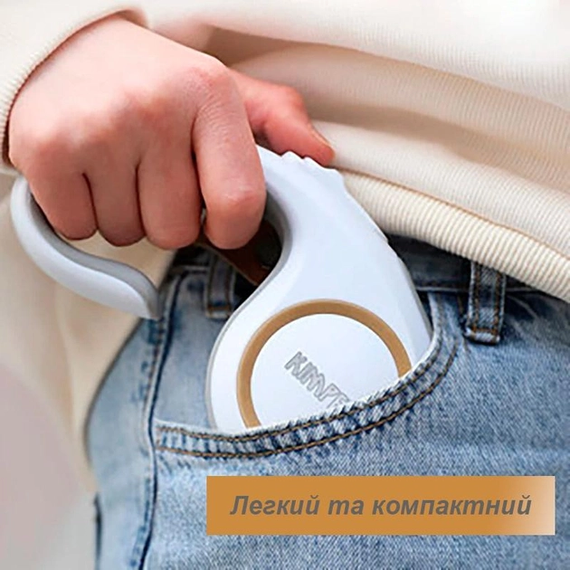 Поводок - рулетка для собак KIMPETS серая 5м  до 15 кг | Зображення 6