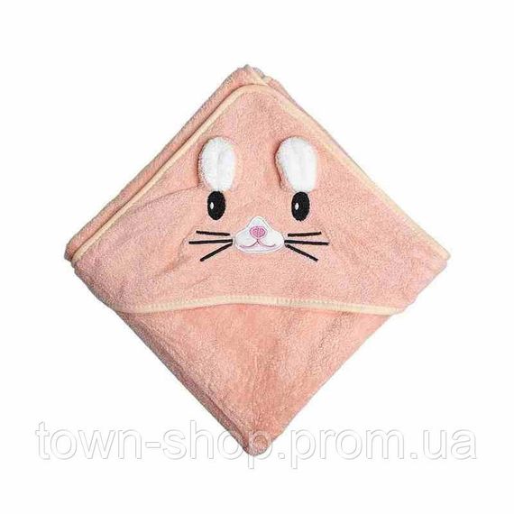 Детское полотенце с капюшоном MGZ-0640(Peach) размер 80х80 см