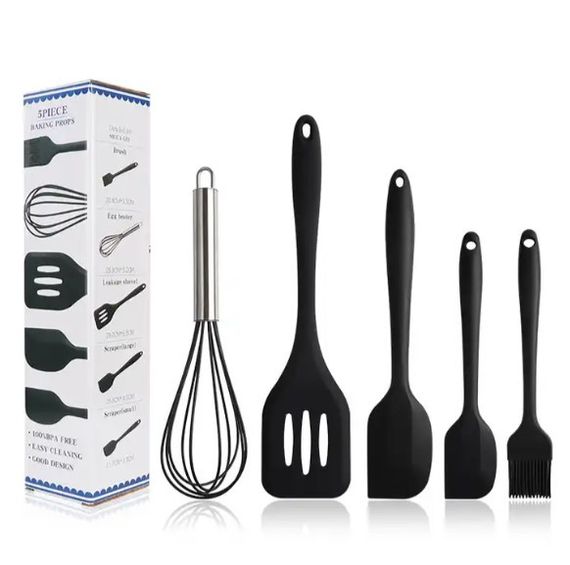 Набір кухонного приладдя kitchenWare OldBro 5 предметів Чорний