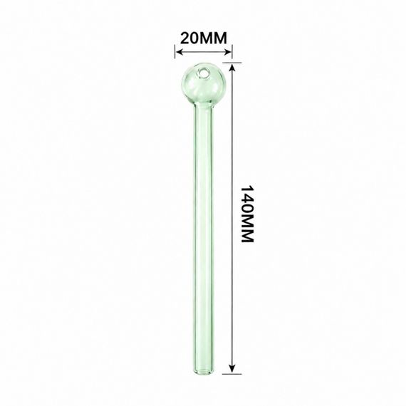 Стеклянная трубка Pocketbowl Long Oil Green | Зображення 1