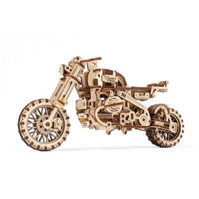 Конструктор Ugears Scrambler UGR-10 з мотоколяскою (70137) | Зображення 9