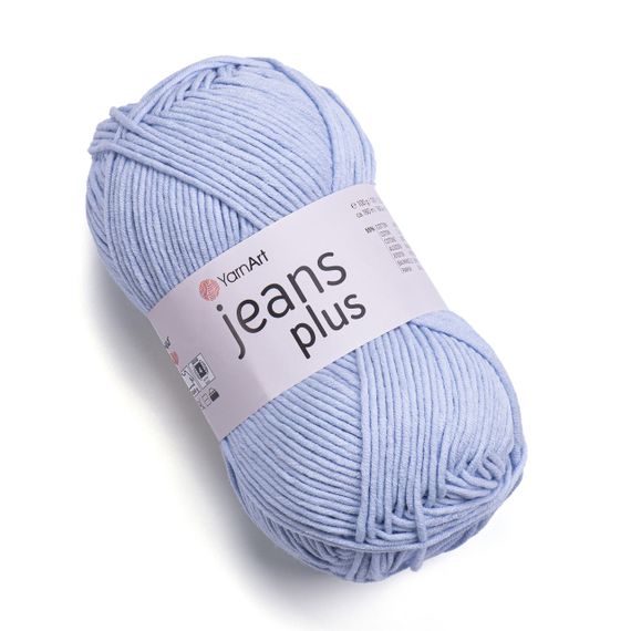Пряжа YarnArt Jeans Plus No 75 (Ярнарт Джинс Плюс) – 55% бавовна, 100 г / 160 м, напівбавовна