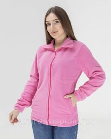 Женская флисовка теплая, Флисовка женская, Толстовка теплая женская, украинское суперкачество Женский, Розовый