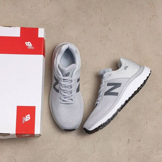 Кросівки New Balance весна/літо матеріал текстиль колір світло сірий, білий | Зображення 3