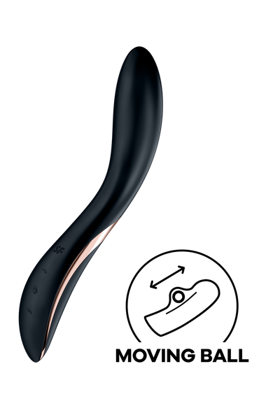 Інноваційний вібратор для точки G Satisfyer Rrrolling Explosion чорний sexstyle | Зображення 1