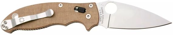Ніж Spyderco Manix 2 CPM Cru-Wear Micarta Brown | Зображення 1