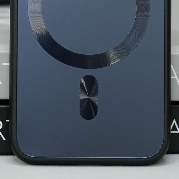 Чохол TPU+Glass Sapphire Midnight with MagSafe для Apple iPhone 15 Plus (6.7") | Зображення 1