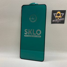 Захисне скло 5D Full Glue для Poco X7 Pro | SKLO | Чорне, повне покриття, 9H