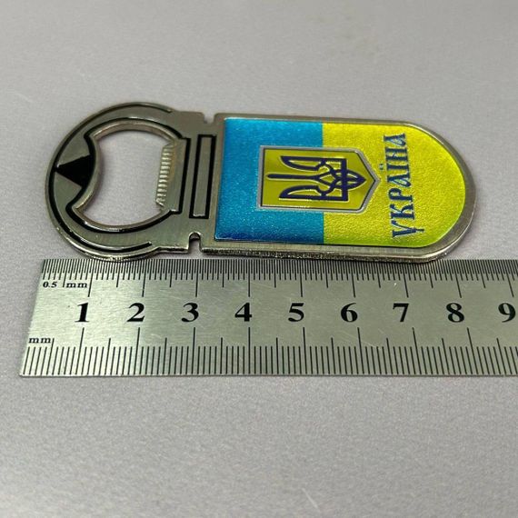 Відкривачка магніт патріотична - в асортименті 8,5 см | Зображення 6