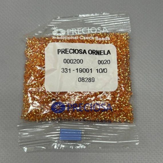 Бисер чешский Preciosa 10/0, цвет 08289 - 50 г | Зображення 1